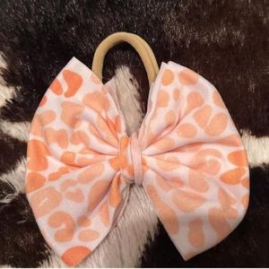 Orange leopard nylon